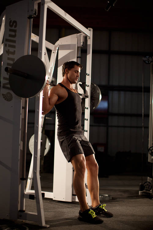 Chair Squat — starting position