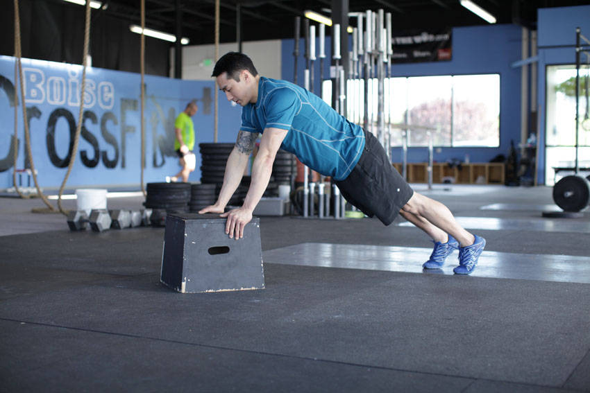Incline Push-Up — end