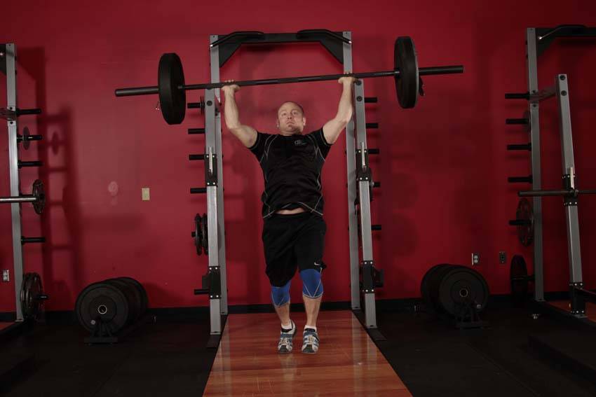 Jerk Balance — end position