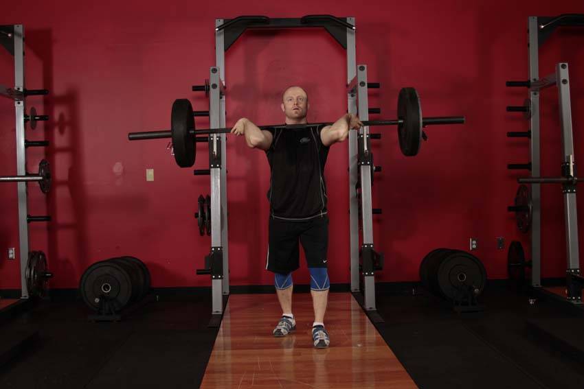 Jerk Balance — starting position