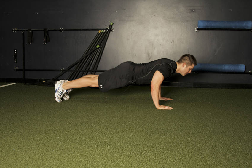 Plyo Push-up — end position