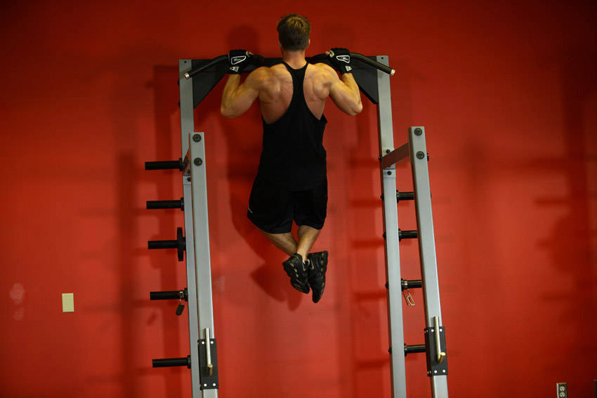 Pullups — end position