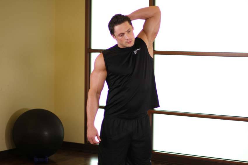 Standing Lateral Stretch — starting position