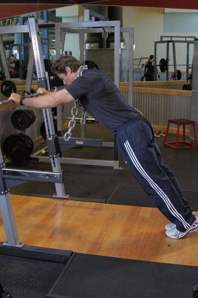 Body Tricep Press — start