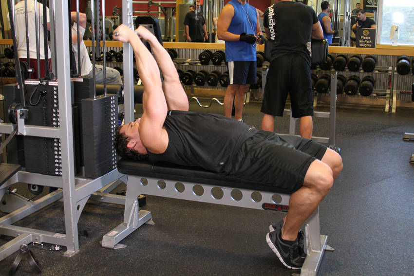 High Cable Curls — start