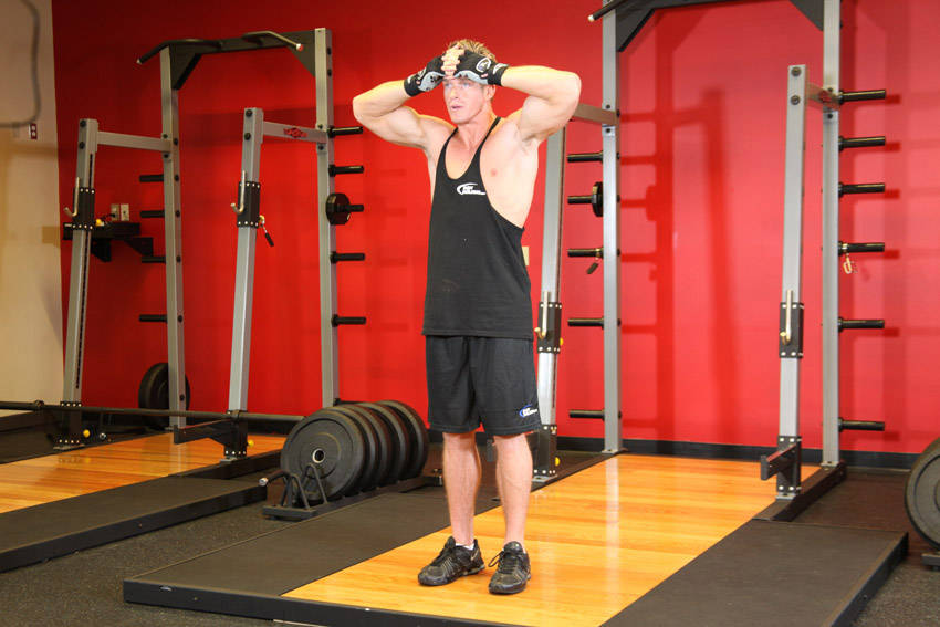 Isometric Neck Exercise - Front And Back — start