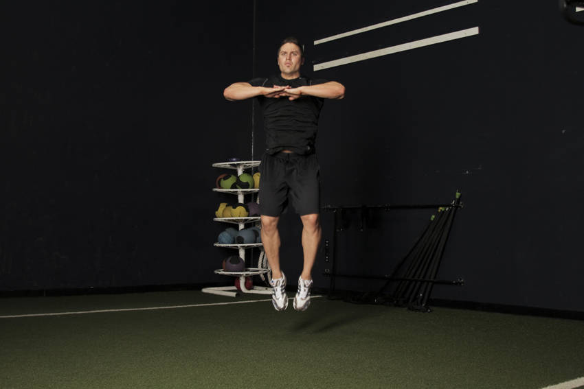 Knee Tuck Jump — end