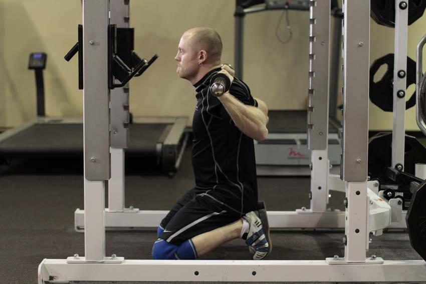 Kneeling Squat — end