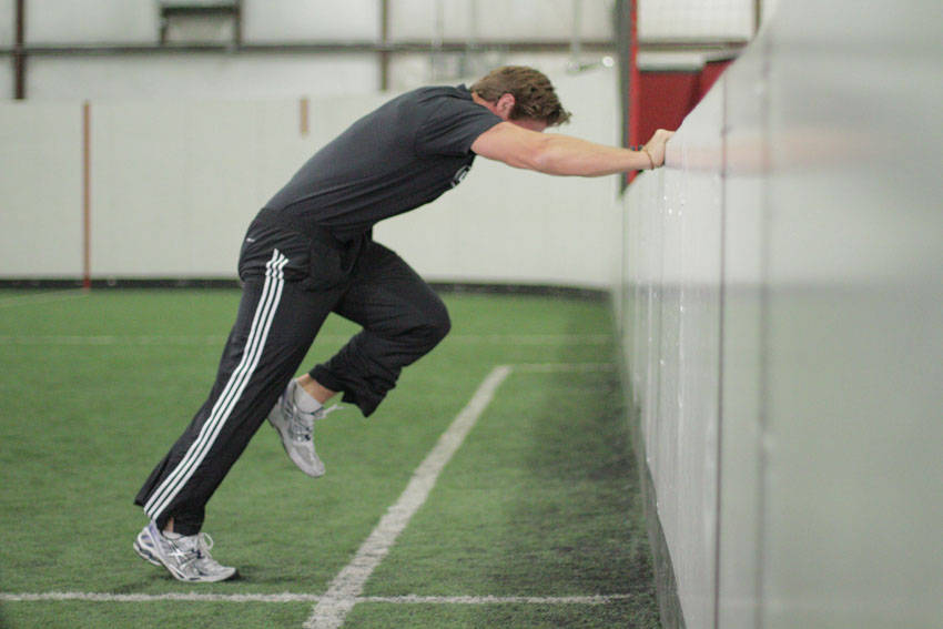Linear Acceleration Wall Drill — start