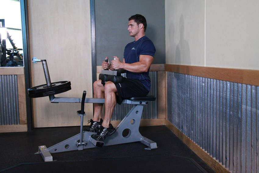 Seated Calf Raise — end