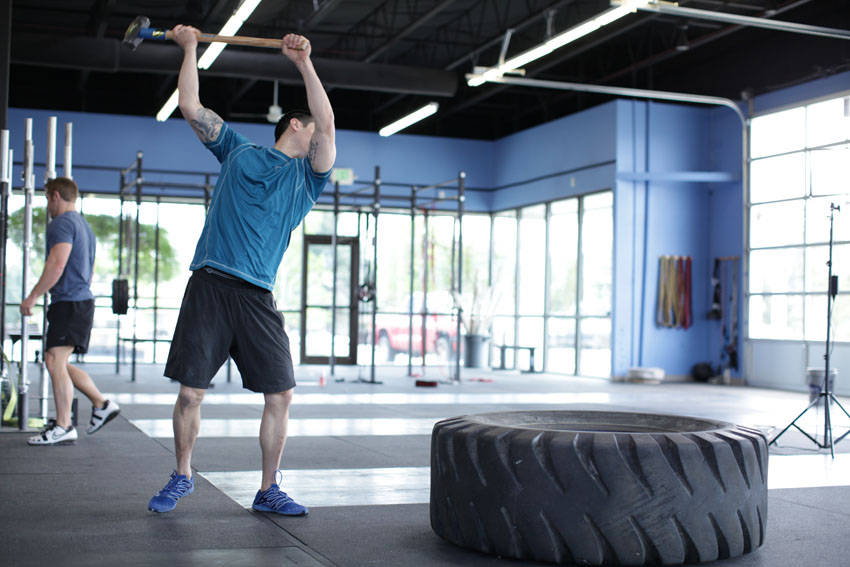 Sledgehammer Swings — end