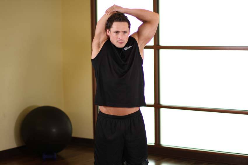 Triceps Stretch — end